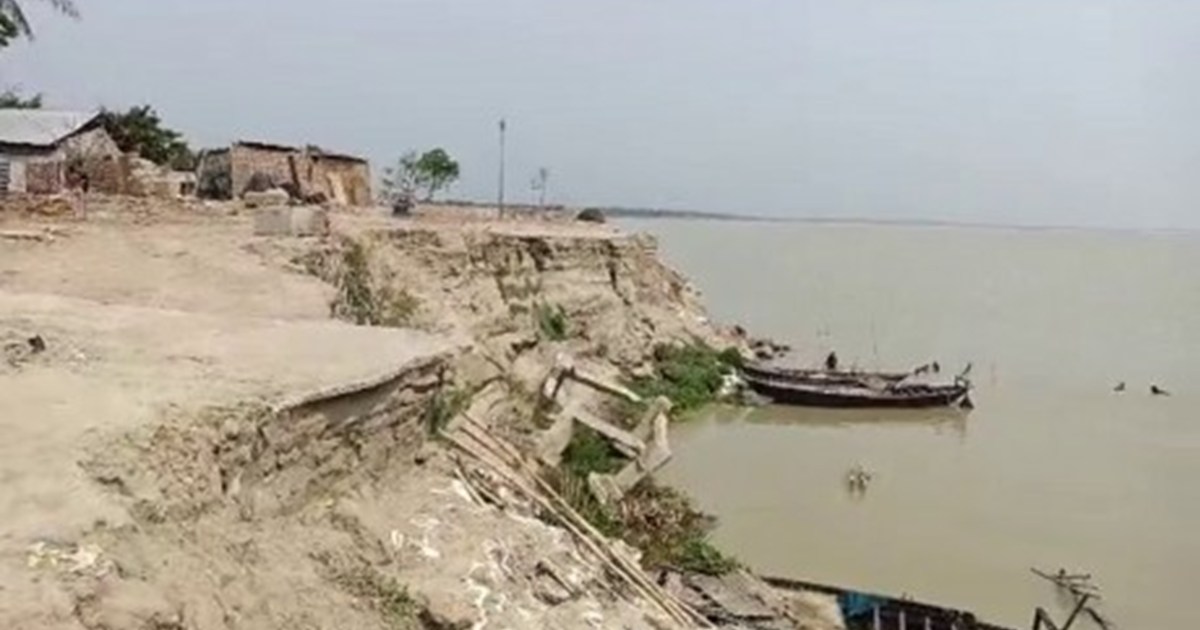 ganga overflowing in bihar