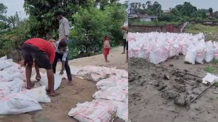 Flood fighting work in full swing, problem came to the fore