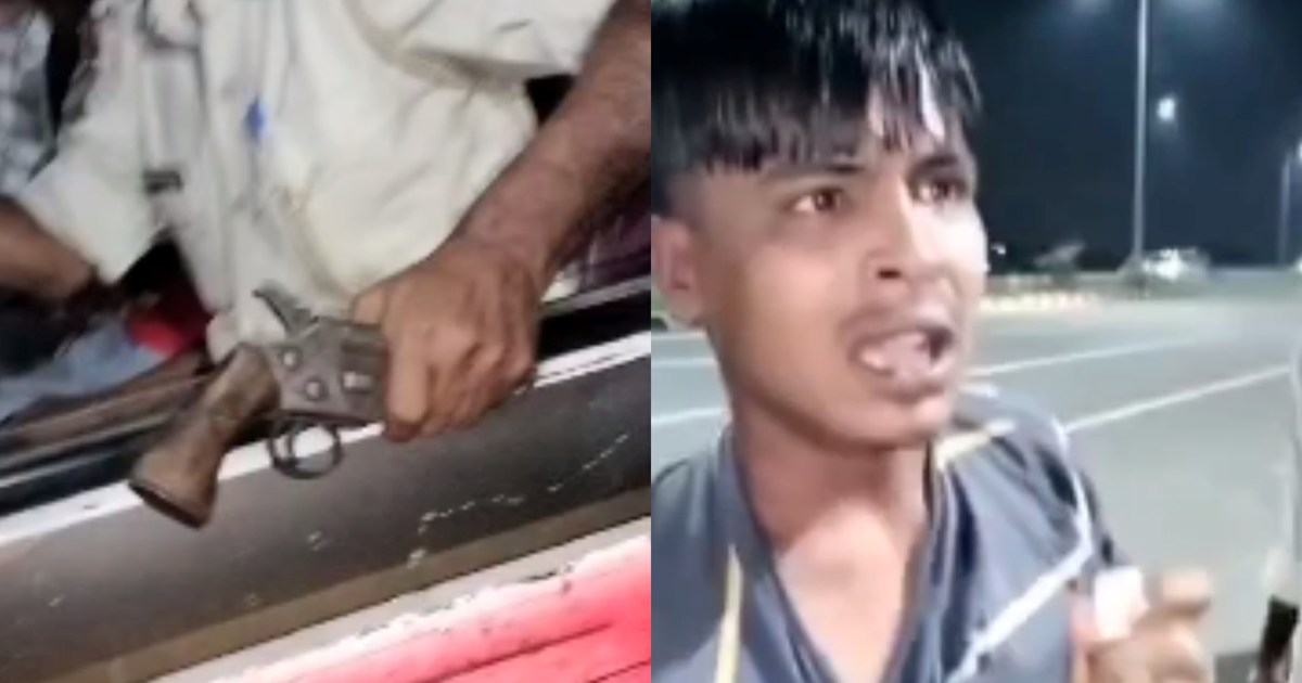 Group of youths reached Marine Drive to celebrate birthday w