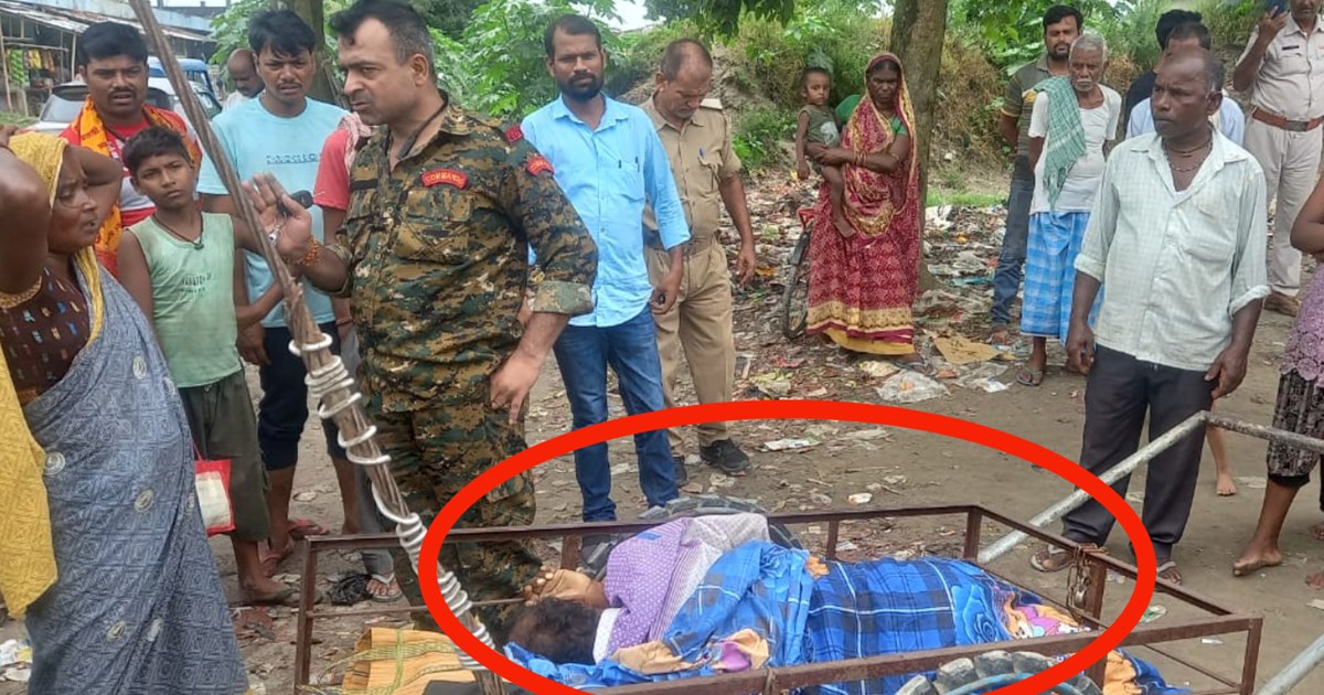  Dead body of old man lying at railway station for hours