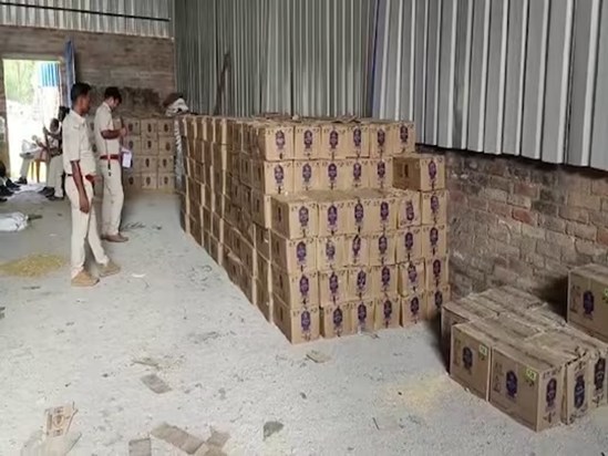 muzaffarpur ahiyapur thana one crore liquour found