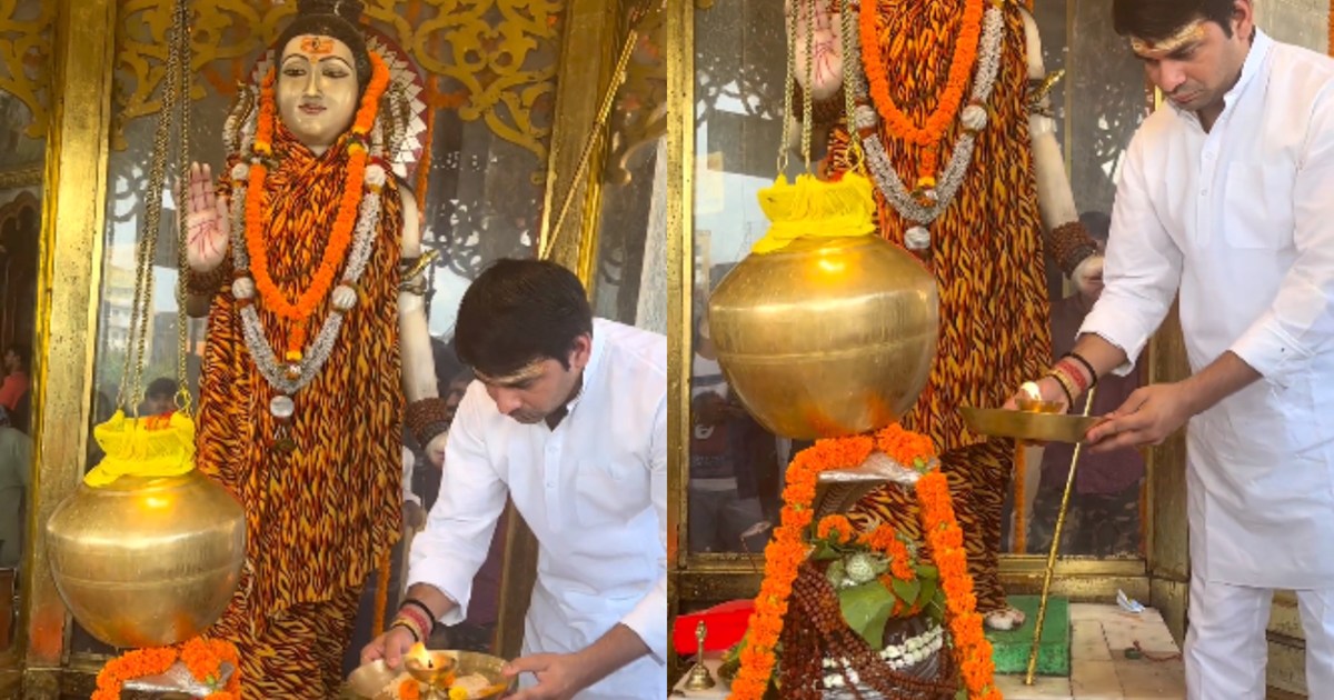 Tej Pratap Yadav seen engrossed in Bhole Baba's devotion