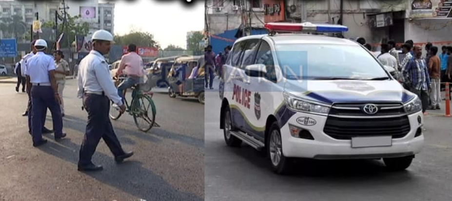 patna adg raffic police challan