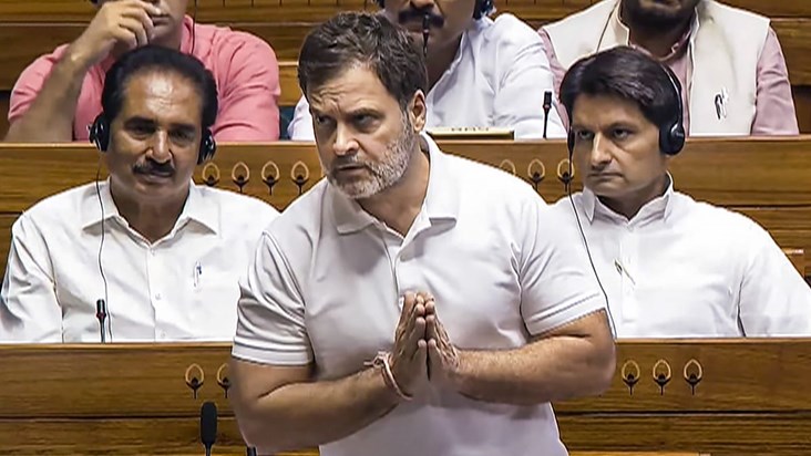 Ruckus during Rahul Gandhi's speech in Lok Sabha, discussed Ruckus during Rahul Gandhi's speech in Lok Sabha, discussed