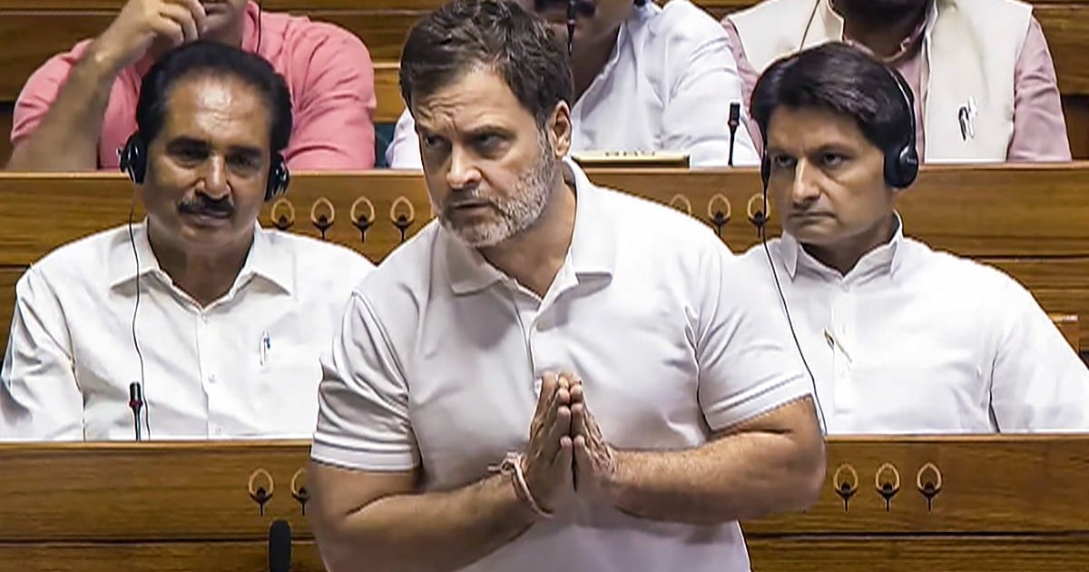 Ruckus during Rahul Gandhi's speech in Lok Sabha, discussed 