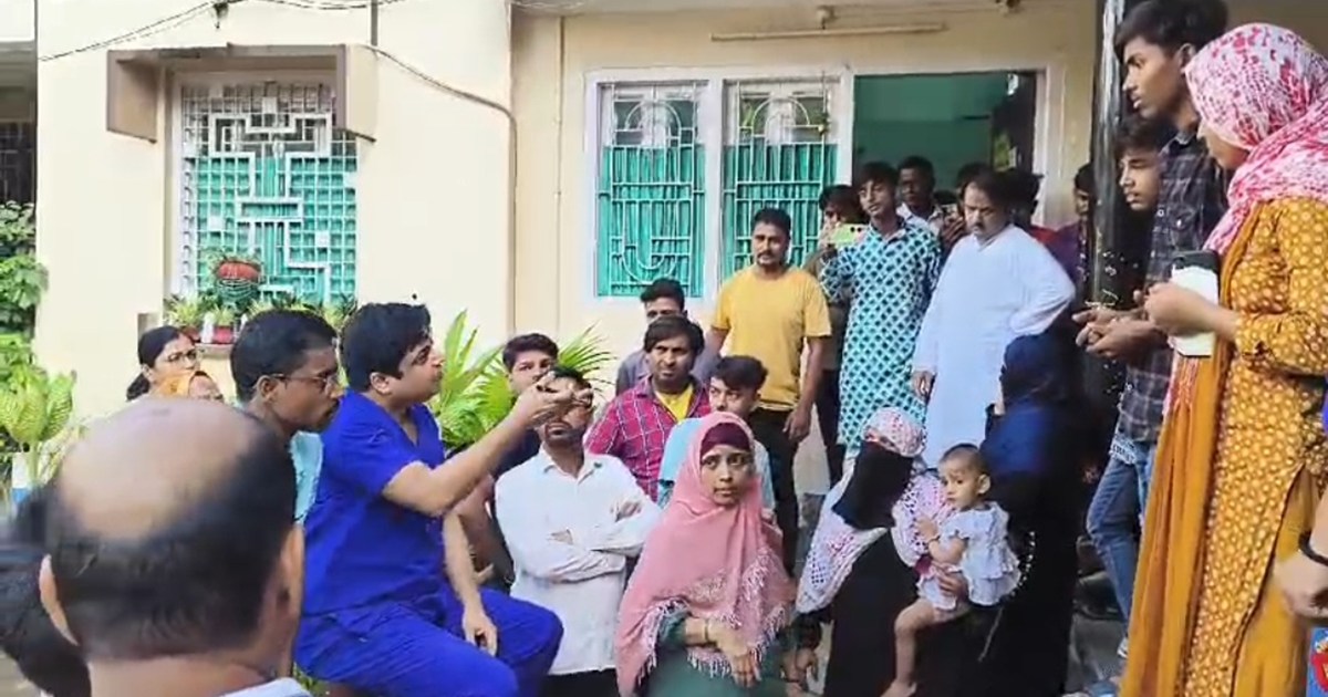 When the doctor started doing obscene acts with a minor girl