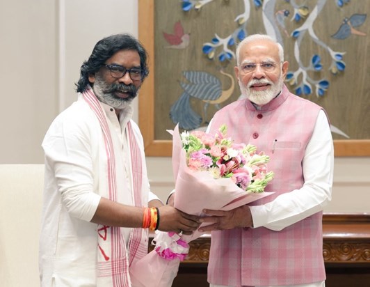 Jharkhand CM Hemant Soren met the President and the Prime Mi