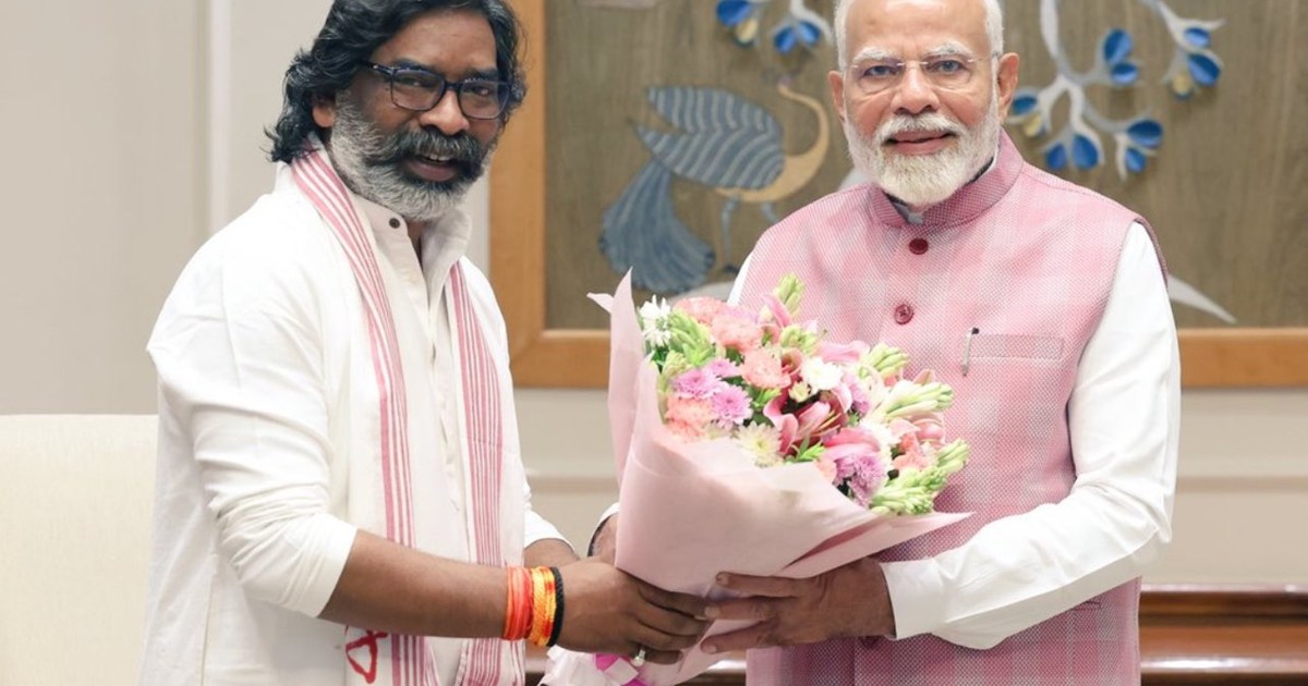 Jharkhand CM Hemant Soren met the President and the Prime Mi