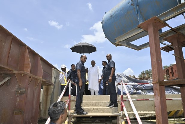 CM Nitish inspected the construction work of Metro and Museu CM Nitish inspected the construction work of Metro and Museu