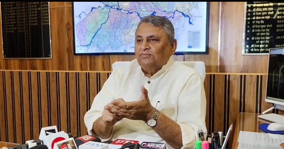 Bdhte jal satr pr mntri vijy chaudhri ka byan