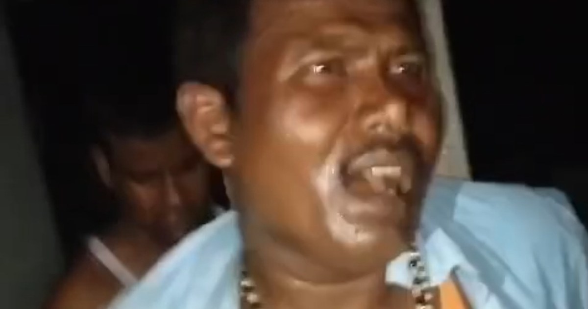 thief beaten up badly