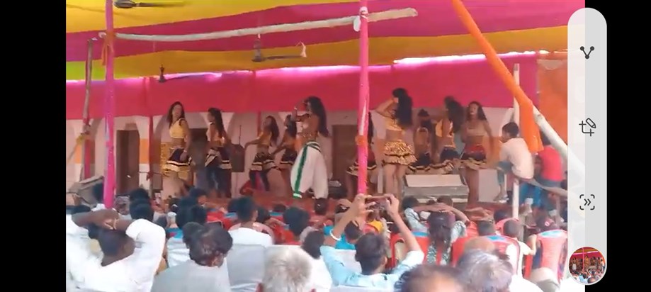 Obscene dance organized in school in front of school student Obscene dance organized in school in front of school student
