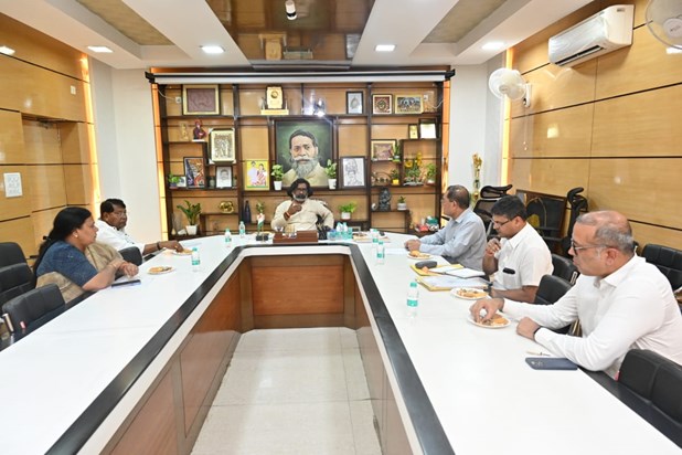 Jharkhand CM on Mansoon Review Meeting Jharkhand CM on Mansoon Review Meeting
