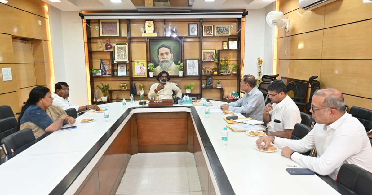 Jharkhand CM on Mansoon Review Meeting 