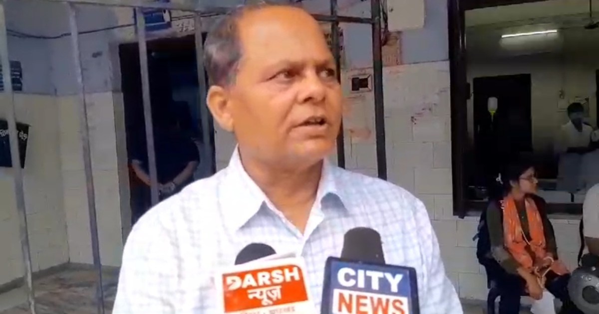 A complainant set himself on fire in the public darbar of th