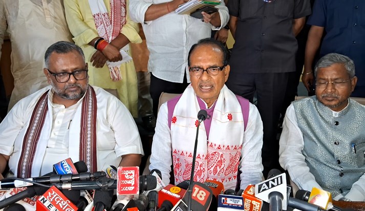 Shivraj Singh on Hemant Soren Shivraj Singh on Hemant Soren