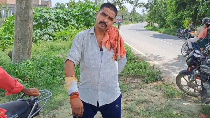 A police constable was robbed in Samastipur
