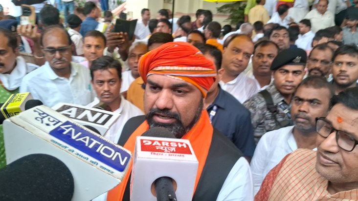 Samrat chaudhri utarege pagdi Samrat chaudhri utarege pagdi