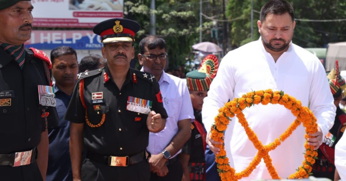 Samrat Choudhary and Tejashwi Yadav paid tribute to the brav