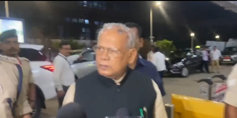 Kendiry mntri jitan ram majhi ka byan