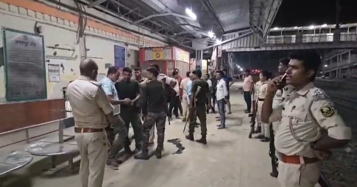 GRP of Janakpur railway station brutally beat a passenger