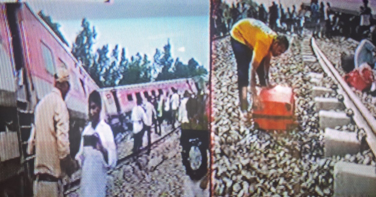 Breaking Major railway accident in Gonda, Uttar Pradesh, man