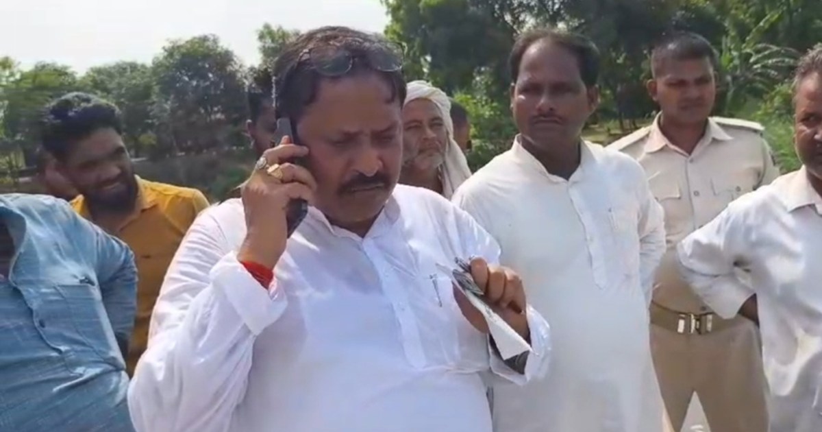 JDU MP Sunil Kumar called the contractor and engineer and sc