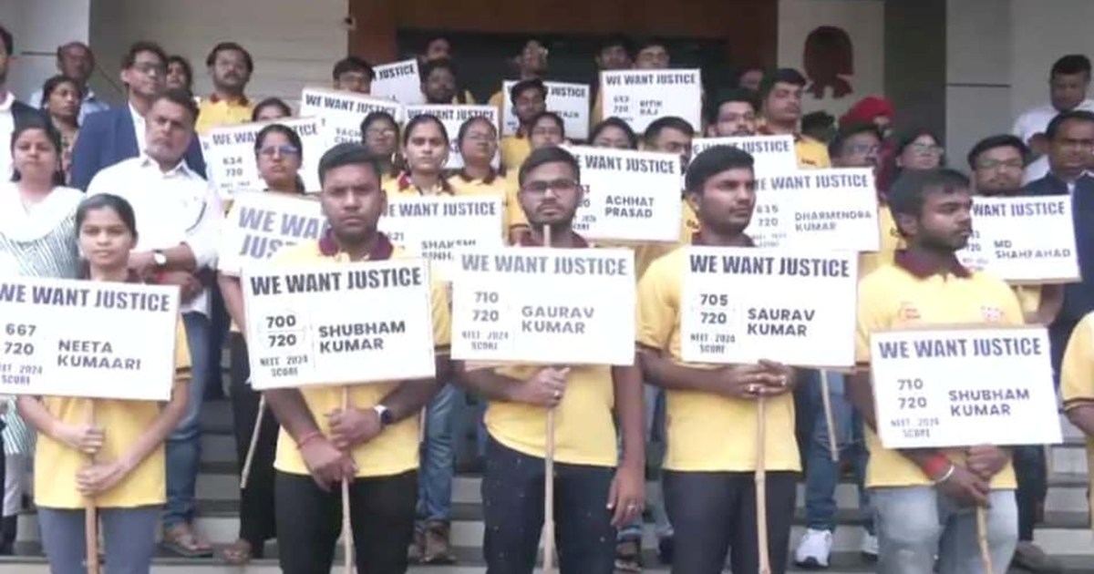 NEET UG candidates angry with Central Government and NTA's a