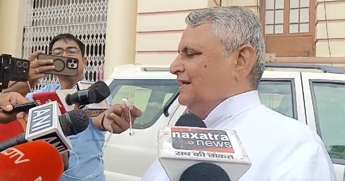 Mntri vijy chaudhri ka byan