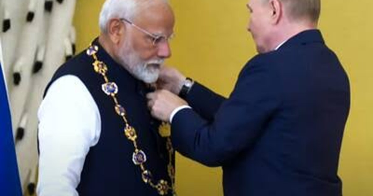 PM Modi Conferred With Russia Highest Civilian 