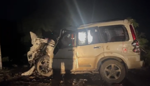 Nalanda News : Chandi mein truck aur Scorpio ki bheeshan takkar, 7 ghayal, 3 ki haalat najuk...