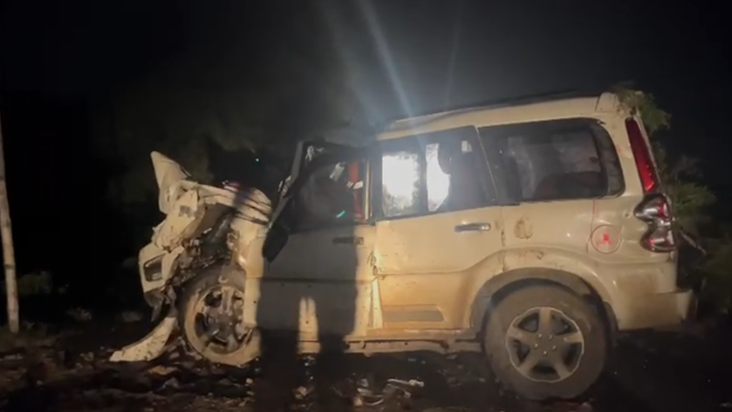 Nalanda News : Chandi mein truck aur Scorpio ki bheeshan tak