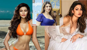 Blue Bodycon Dress me Urvashi Rautela ne lagaya Glamour ka tadka