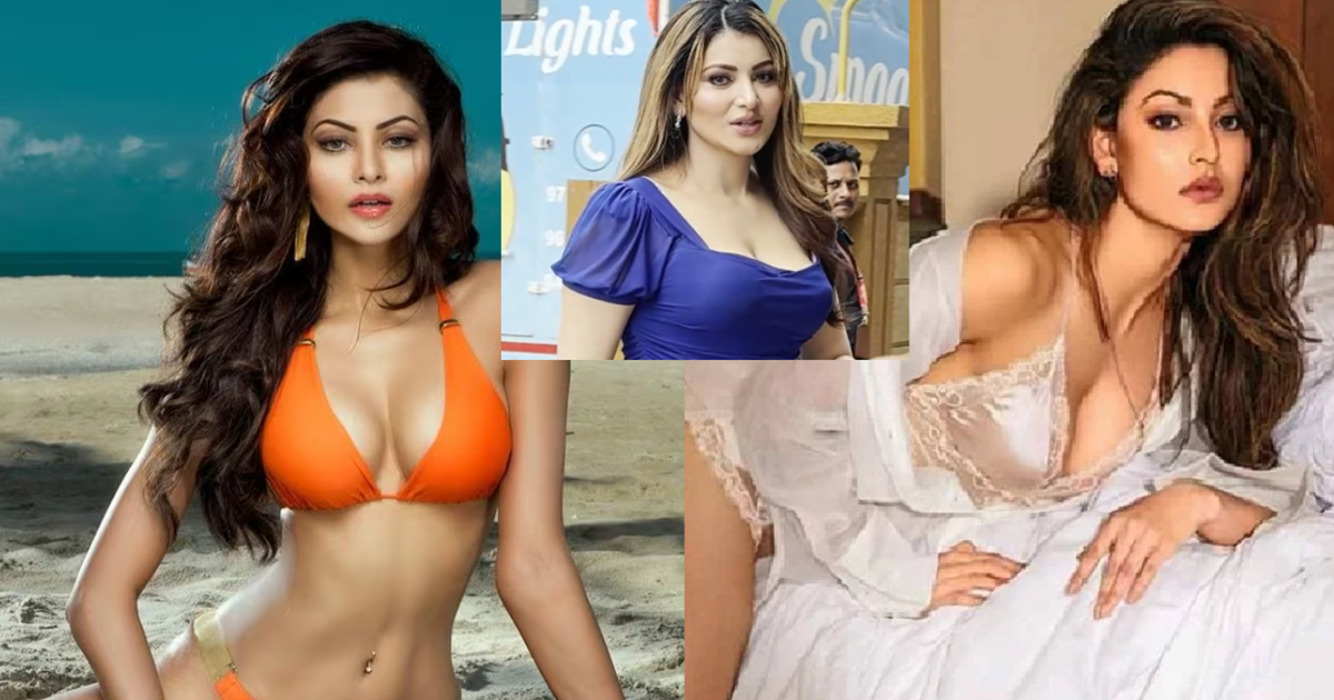 Blue Bodycon Dress me Urvashi Rautela ne lagaya Glamour ka t