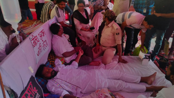 Anshan ke dauran JDU vidhayak Gopal Mandal ke bete ki bigdi 