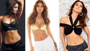 Bollywood : Brown Blazer pahan behad Stylish dikhi Vaani Kapoor, Smile ke saath diye...