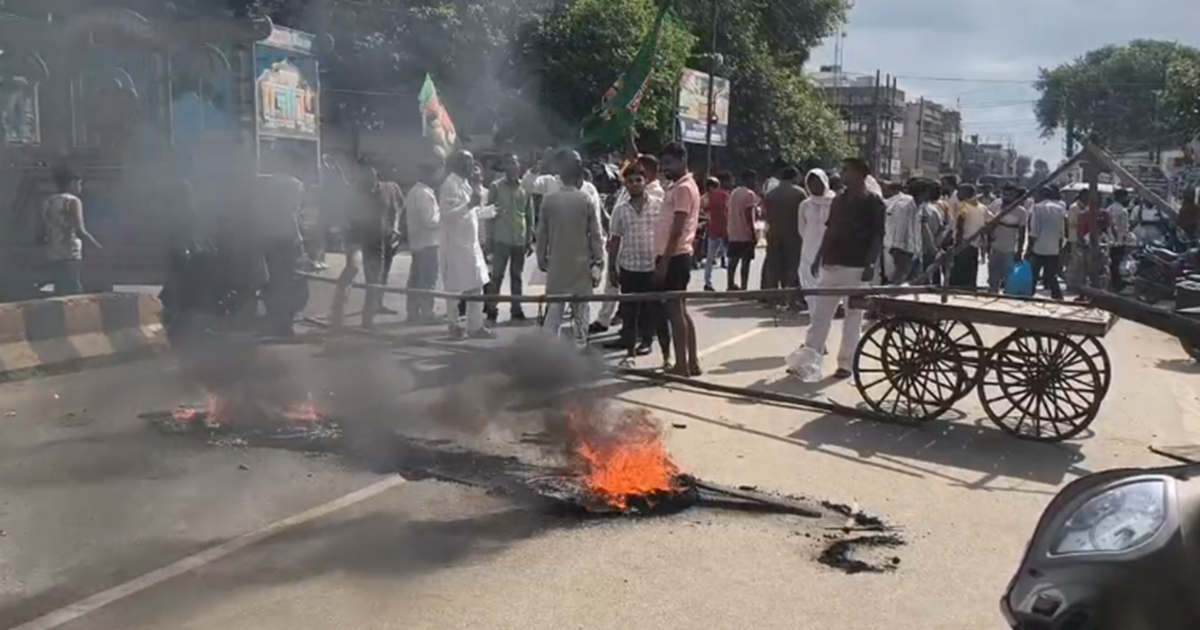 Bihar Band: Matdata punreekshan ke virodh mein Bihar band ka