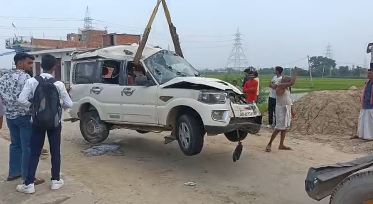 Sharab ki soochana par taskar ko pakadne ja rahi utpad vibha Sharab ki soochana par taskar ko pakadne ja rahi utpad vibha