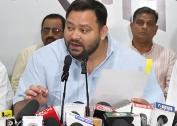 Bihar mein voter list revision ko lekar Tejaswi Yadav ka ham