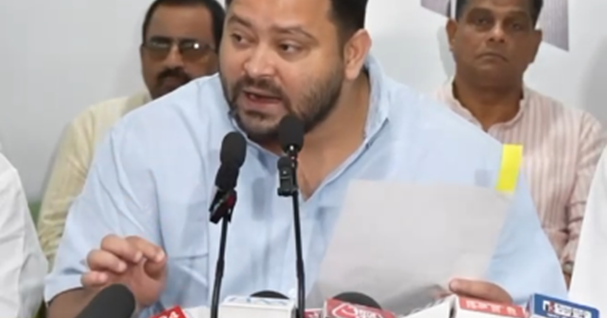 Bihar mein voter list revision ko lekar Tejaswi Yadav ka ham