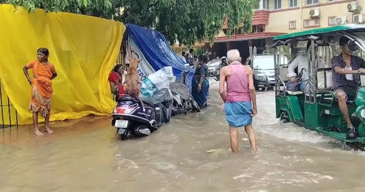Bihar Flood News: Rajdhani Patna hua jalmagn, Boring road ch
