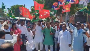 Bihar Band : Indi Gathbandhan ka Bihar Band aur Chakka Jaam, Rail Rokkar kiya gaya Pradarshan...
