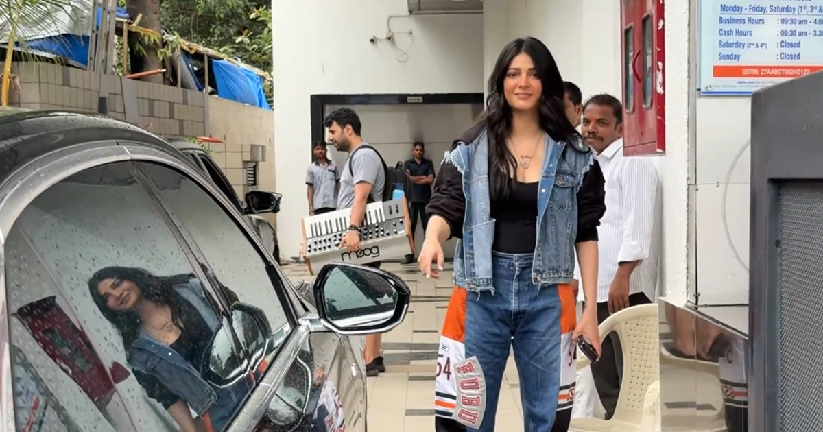 Bollywood: Funky look mein nazar aayi Shruti Haasan, lagi ka