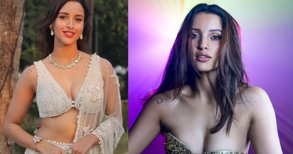 Green Printed Dress mein behad pyari lagin Dhadak 2 Actress 