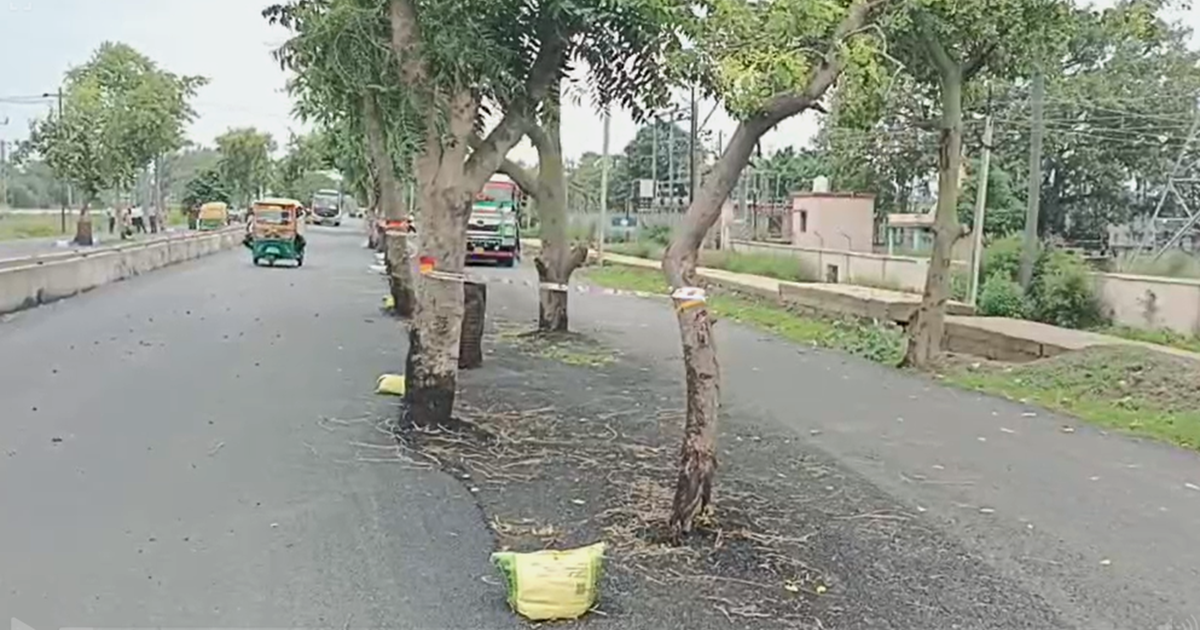 Bihar mein gazab karnama! Hadsa ko nimntran de raha sadak ke