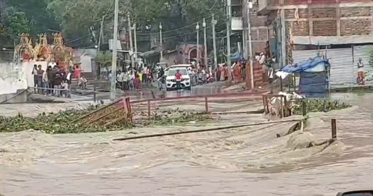 Bihar Flood Video: Bihar mein mandraya baadh ka khatra, laga