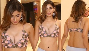 "Saree look mein behad khoobsurat lagin Karishma Sharma, paps ko jamkar diye..."