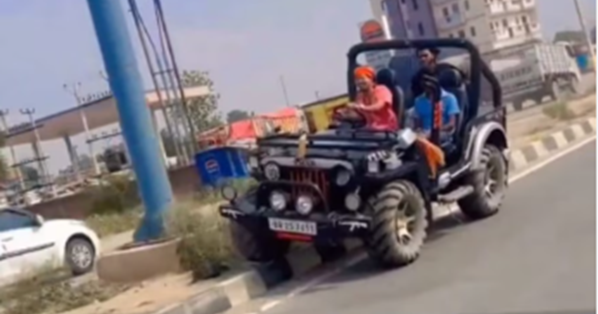 Kanoon ki khuleaam dhajjiyan! Jehanabad mein jeep se stuntba