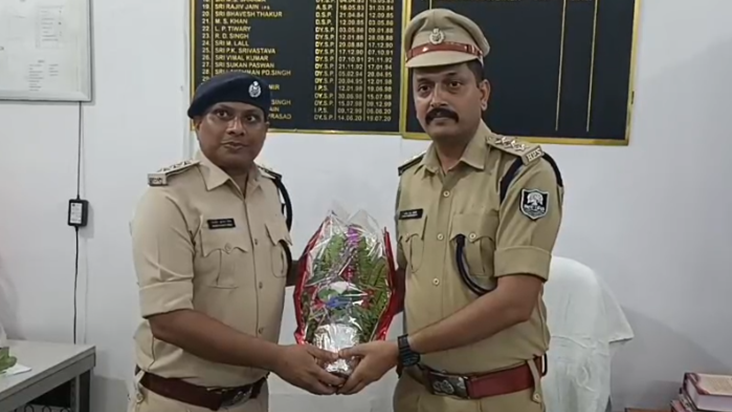 Jahanabad Sadar SDPO Manish Chandra Chaudhary ne sambhala pa