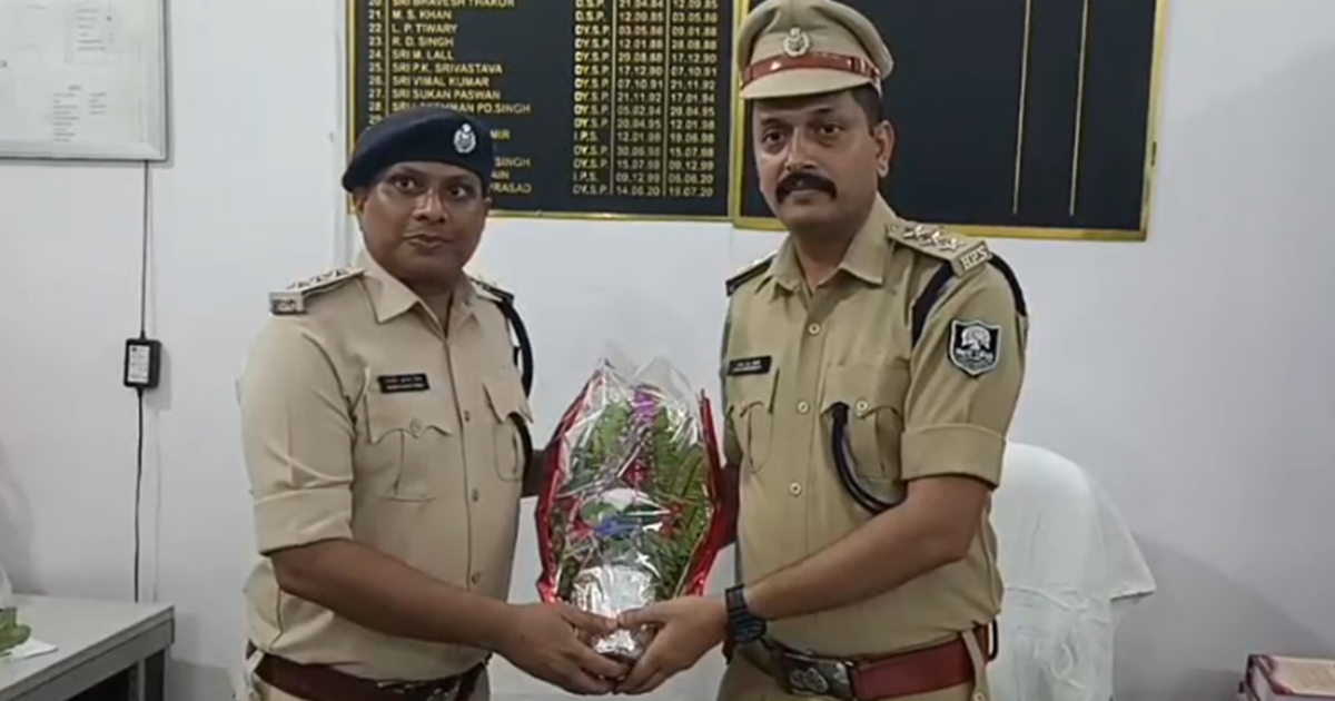 Jahanabad Sadar SDPO Manish Chandra Chaudhary ne sambhala pa